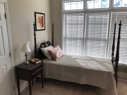 Cozy private resident room with natural light