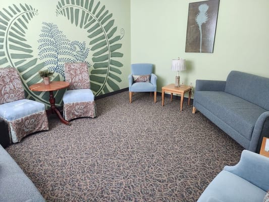 Interior common area with seating and decor