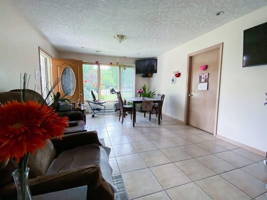 Common area in a bright, welcoming interior