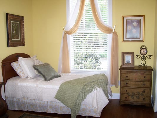 Cozy bedroom in an assisted living facility