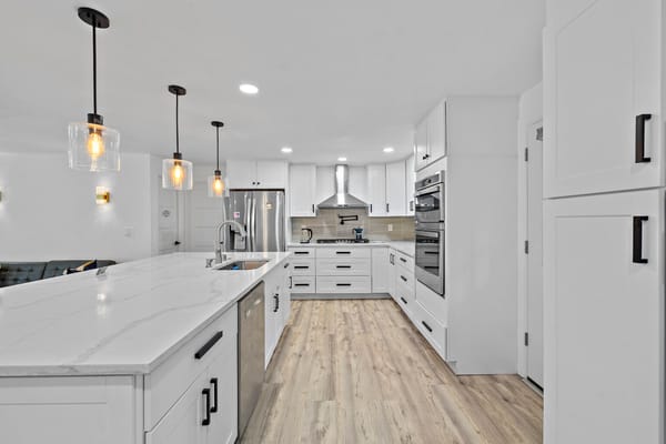 Modern kitchen in a senior living facility
