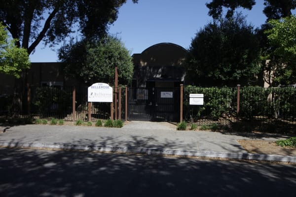 Exterior view of Bellerose Senior Living facility entrance