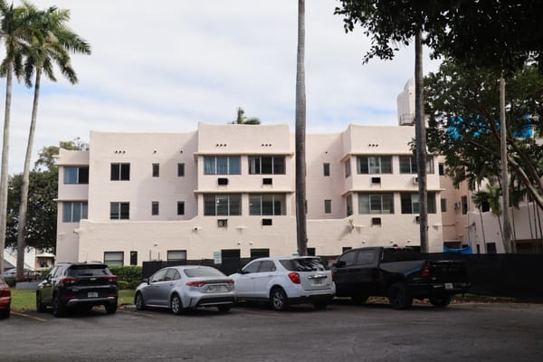 Exterior view of Miami Springs Nursing and Rehab Center
