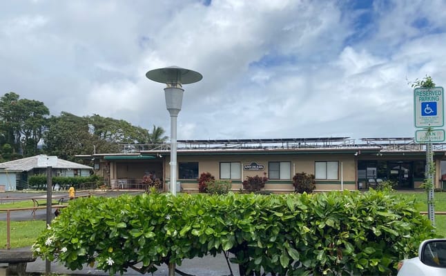 Exterior view of assisted living facility building