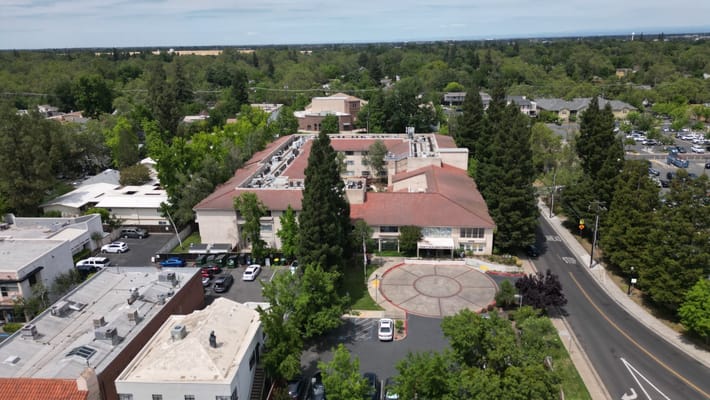Aerial view of the Mercy McMahon Terrace facility
