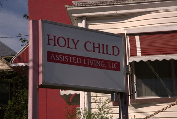 Sign for Holy Child Assisted Living facility