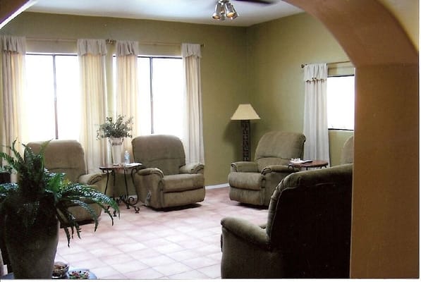 Interior common area with comfortable seating