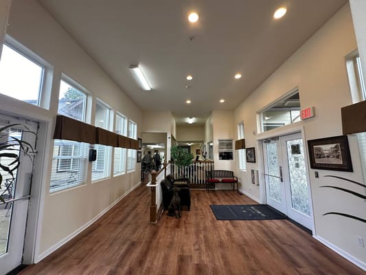 Interior hallway of Hazelwood Enhanced Memory Care