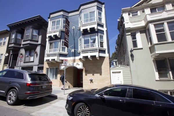 Exterior view of a senior living facility building