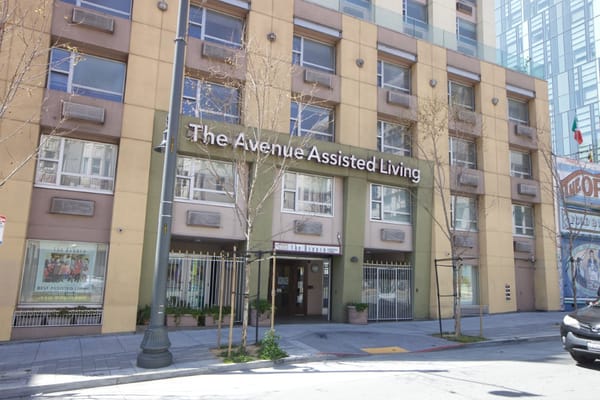 Exterior view of Avenue Assisted Living facility