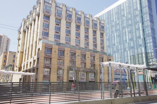 Exterior view of Avenue Assisted Living facility