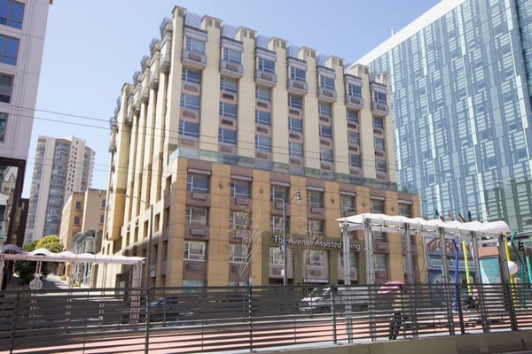 Exterior view of Avenue Assisted Living facility