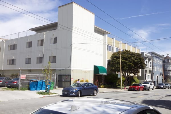 Exterior view of Victorian Manor building