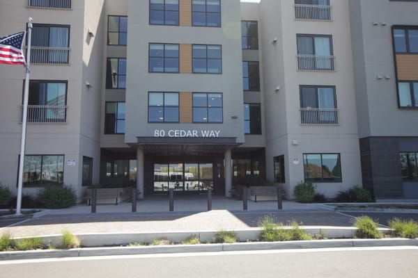 Front entrance of Ivy Park at Milpitas facility