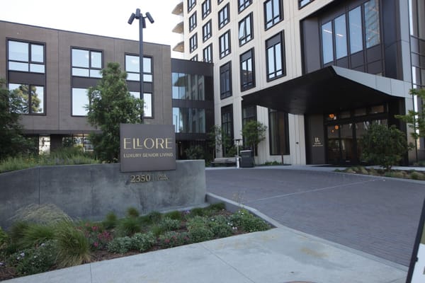 Front entrance of Ellore Senior Living facility