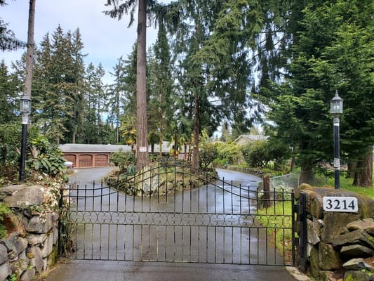 Entrance gate of Koi Castle Adult Family Home