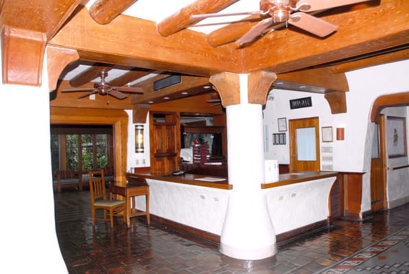 Interior view of the facility lobby area