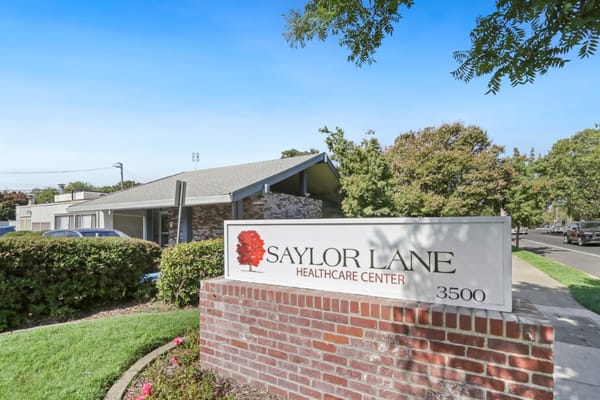 Building exterior of Saylor Lane Healthcare Center