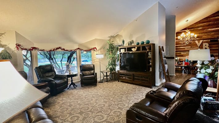 Cozy common area with comfortable seating and decor