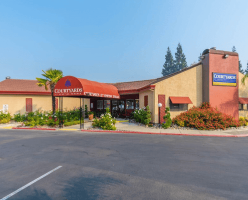 Courtyard At Venetian Terrace