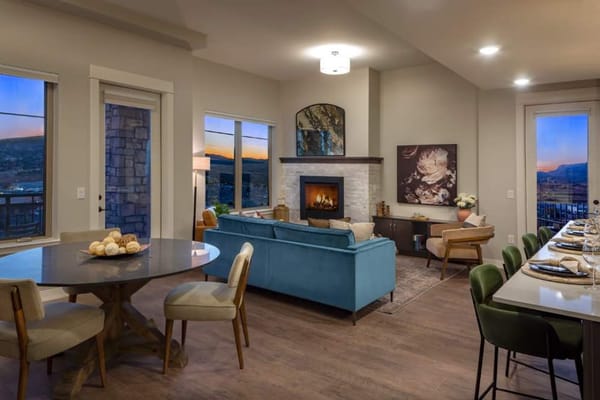 Interior view of a modern, welcoming common area