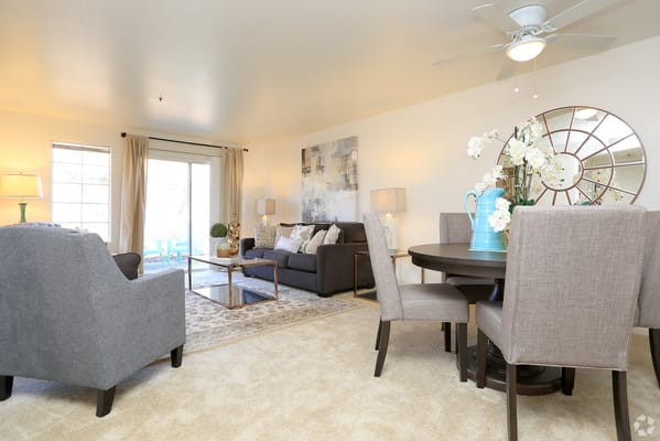 Cozy common area with comfortable seating and decor