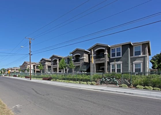 Exterior view of Varenna Senior Apartments