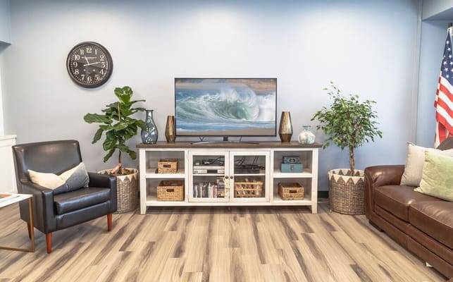 Interior common area with seating and decor