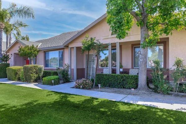 Exterior view of Brookside Senior Apartments