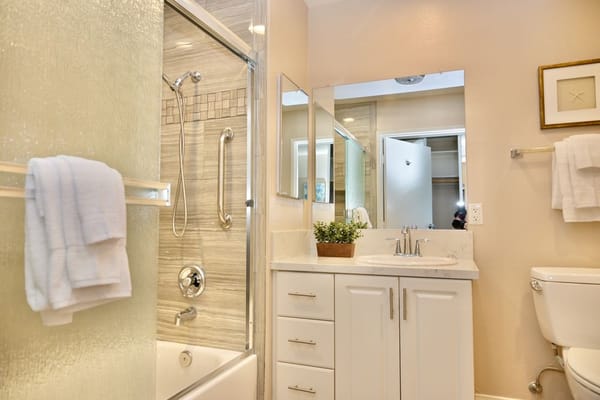 Well-appointed bathroom with modern fixtures