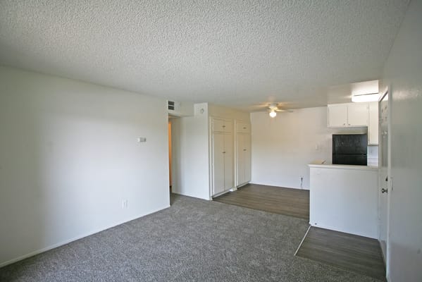 Interior view of a living space in an apartment