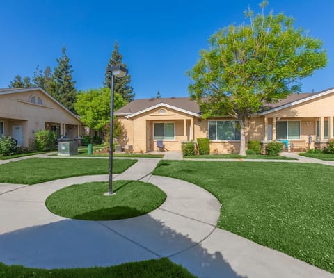 Beautiful outdoor space with well-maintained landscaping