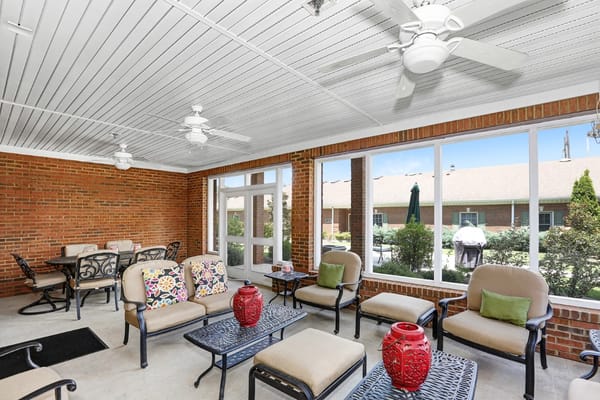 Interior common area with seating and decor