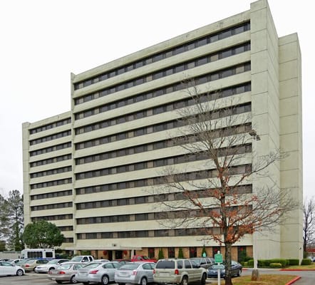 Exterior view of Presbyterian Apartments building