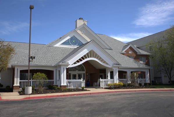 Exterior view of Vitality Living Stony Brook entrance