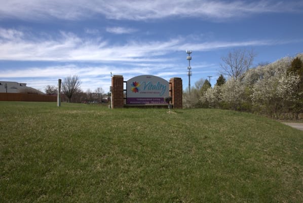 Signage for Vitality Living facility