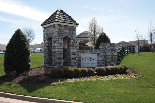 Entrance sign for Morning Pointe Senior Living