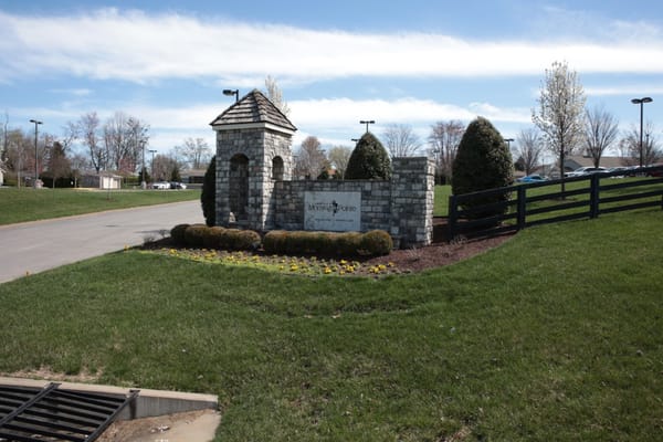Exterior sign of Morning Pointe Senior Living facility