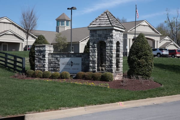 Entrance sign of Morning Pointe Senior Living