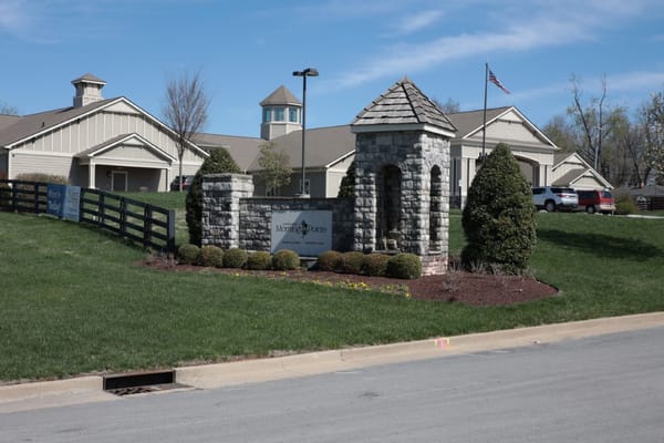 Entrance sign of Morning Pointe Senior Living
