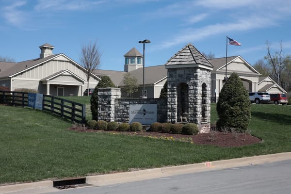 Exterior view of Morning Pointe Senior Living facility