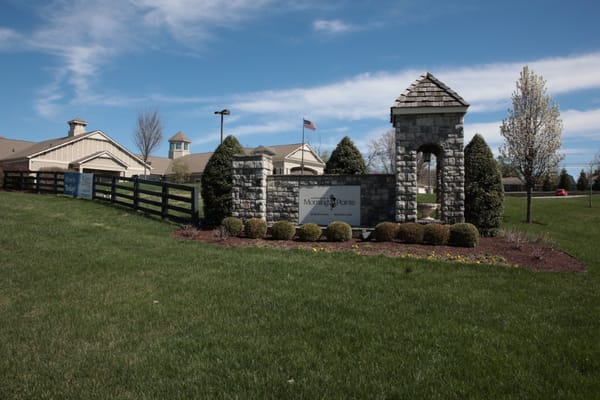 Exterior view of Morning Pointe Senior Living entrance
