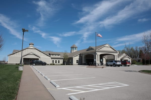 Exterior view of Morning Pointe Senior Living facility