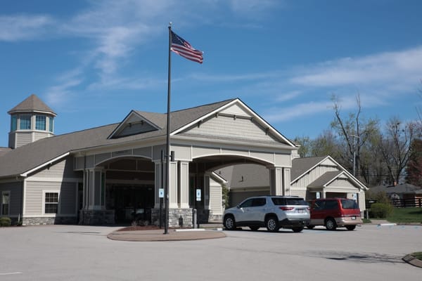 Exterior view of Morning Pointe Senior Living facility