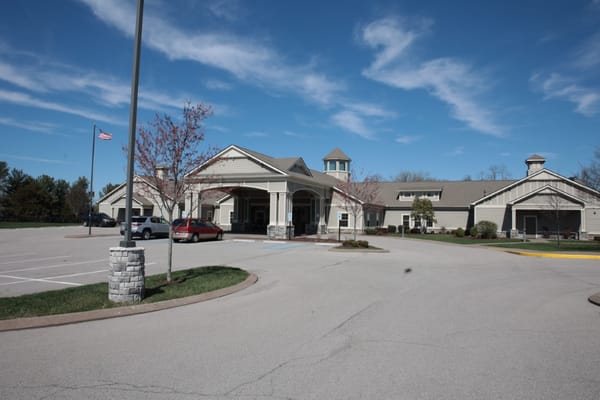 Exterior view of Morning Pointe Senior Living facility