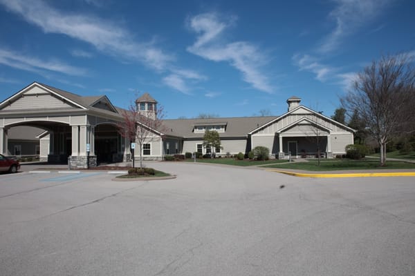 Exterior view of Morning Pointe Senior Living building