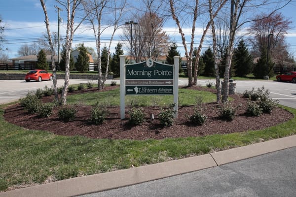 Signage for Morning Pointe Senior Living