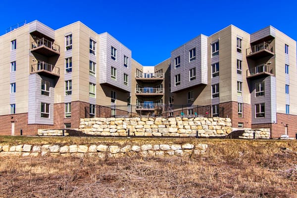 Exterior view of Bay Harbor Memory Care facility
