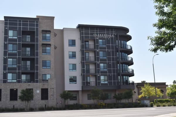 Exterior view of the Clarendale Arcadia building