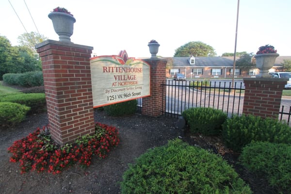 Exterior view of Rittenhouse Village at Northside entrance